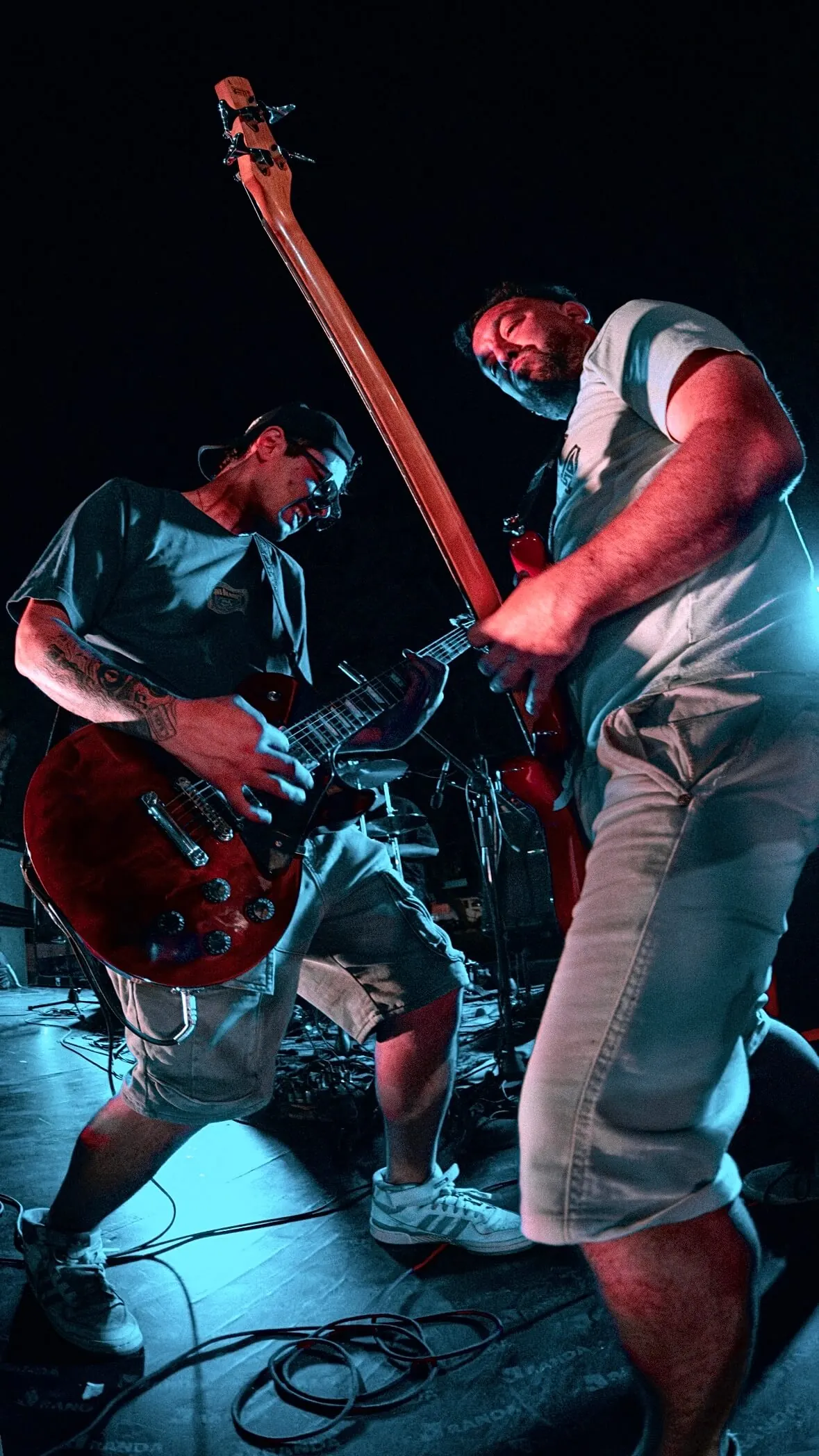 Echados en vivo sobre el escenario